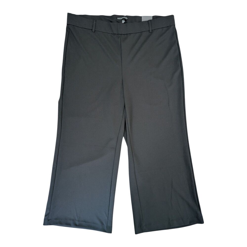 Meg & Margot Women's Pull On  Dress Pants Size 3X Black Stretch Comfort New